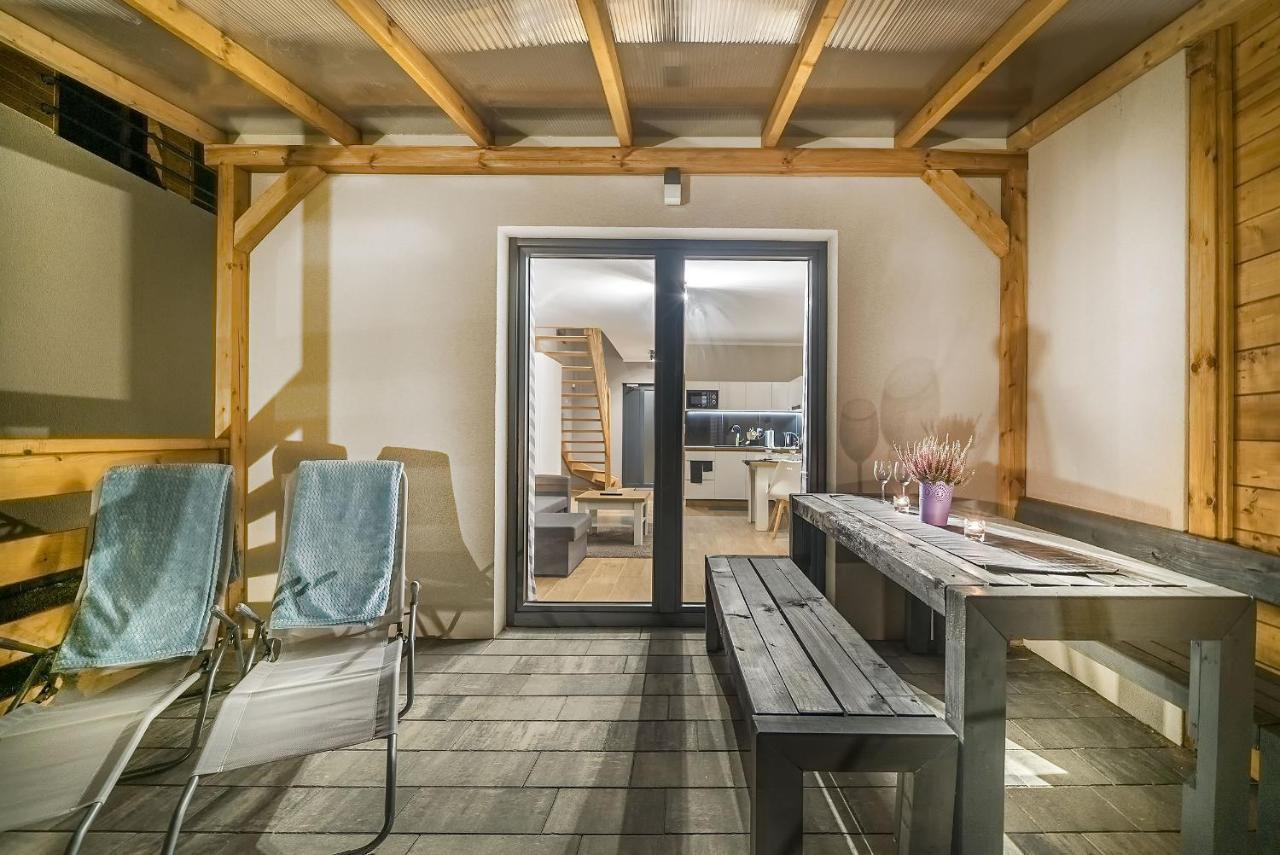 Domki Zlote Piaski Kryty Basen Sauna Jacuzzi Jastrzebia Gora Ngoại thất bức ảnh
